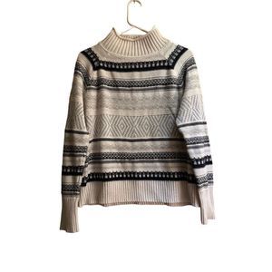 Chaps Ralph Lauren Sweater Womens Size Large L Ivory Knit